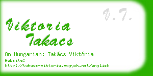 viktoria takacs business card